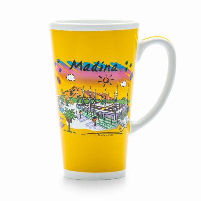Madina Landmarks Heart Latte Mug