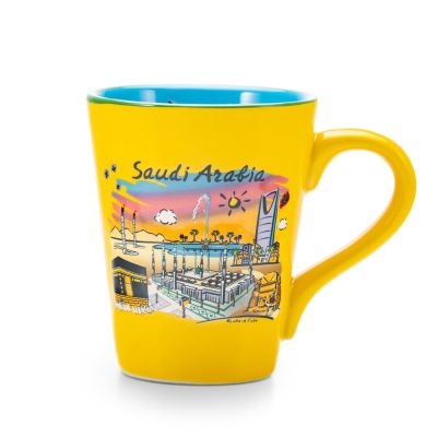 3D Saudi Arabia Landmarks Mug