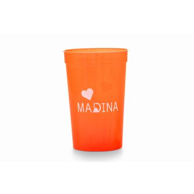 I Love Madina Red Plastic Cup