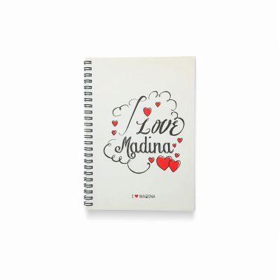 Cloudy I love Madina Notebook