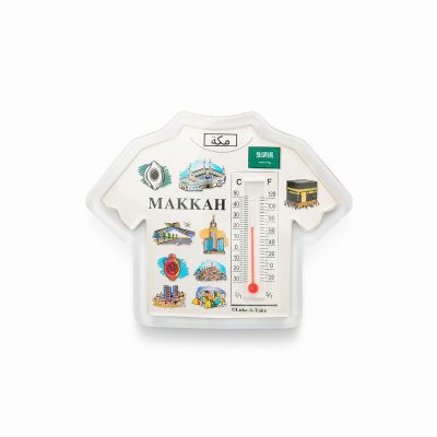 Makkah Thermometer Shirt Magnet